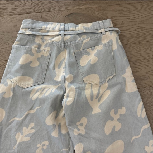 FRAME NWT
Abstract Printed Wide-Leg
Cropped Baggy Pants size 28 - Picture 9 of 11